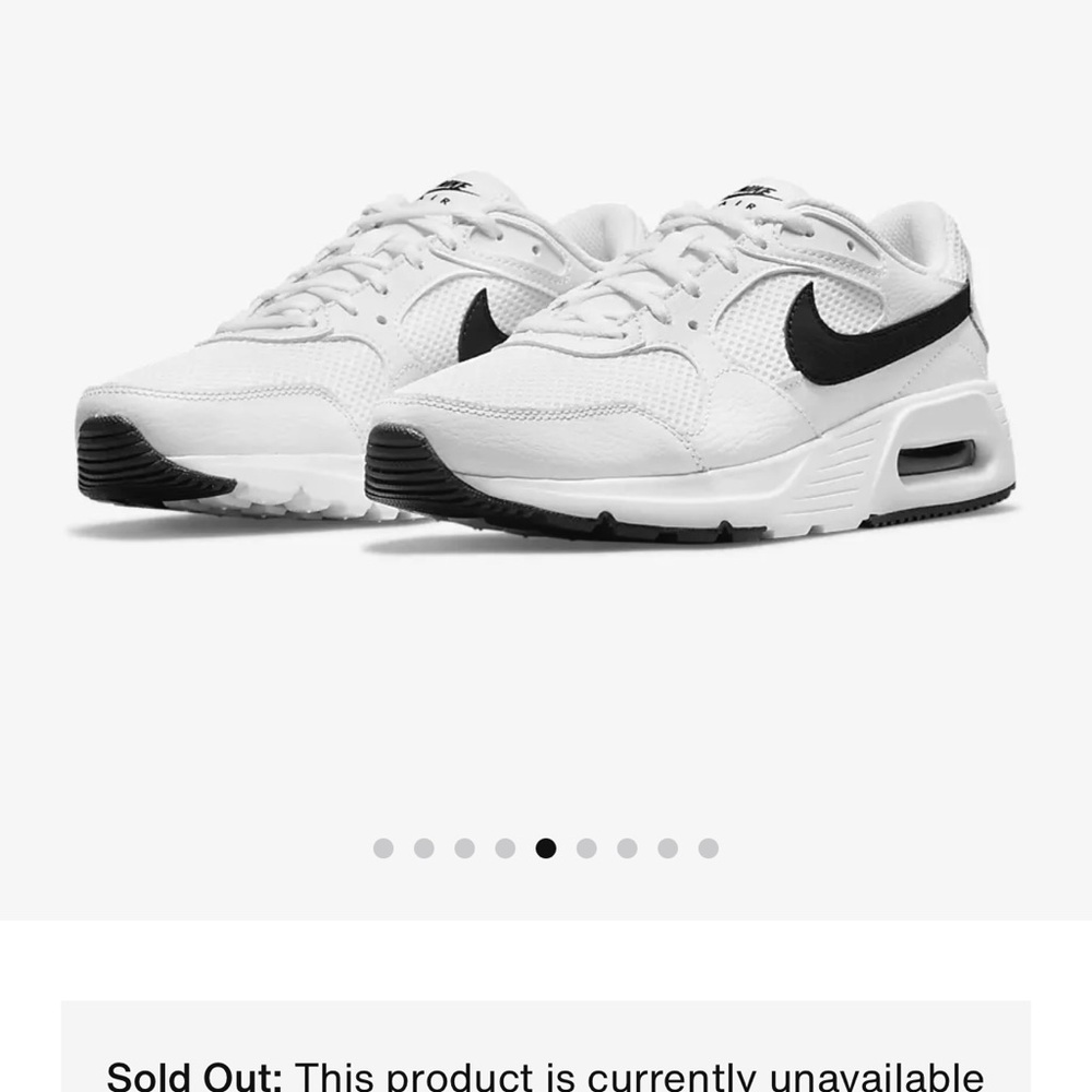 Nike Air Max SC - White & Black Sz 7.5 Women's